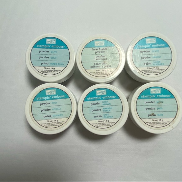 Stampin' Up! Office Stampin Up Embossing Powders And Versamark